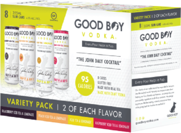 Good Boy Vodka The John Daly Cocktail Variety Pack   JOHN DALY COCKTAIL VARIETY PK 